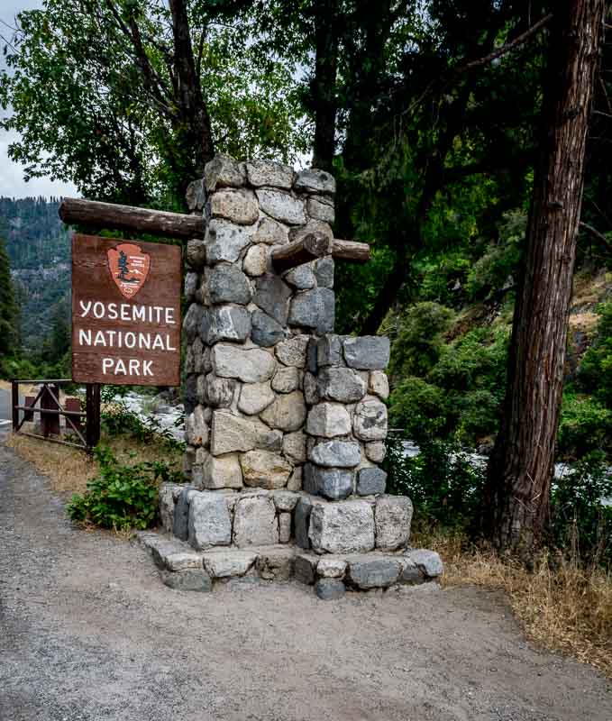 Yosemite National Park Sign, El Portal, CA